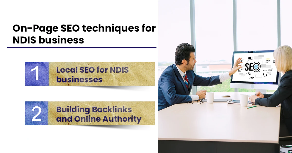 On-Page SEO techniques for NDIS business